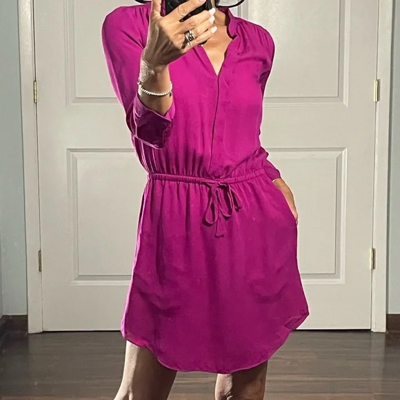 Aritzia Babaton Bennett Dress Pink Size XXS - Picture 4 of 12